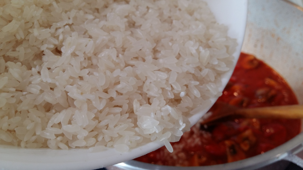 Ориз с печени чушки и гъби-Стъпка-7835