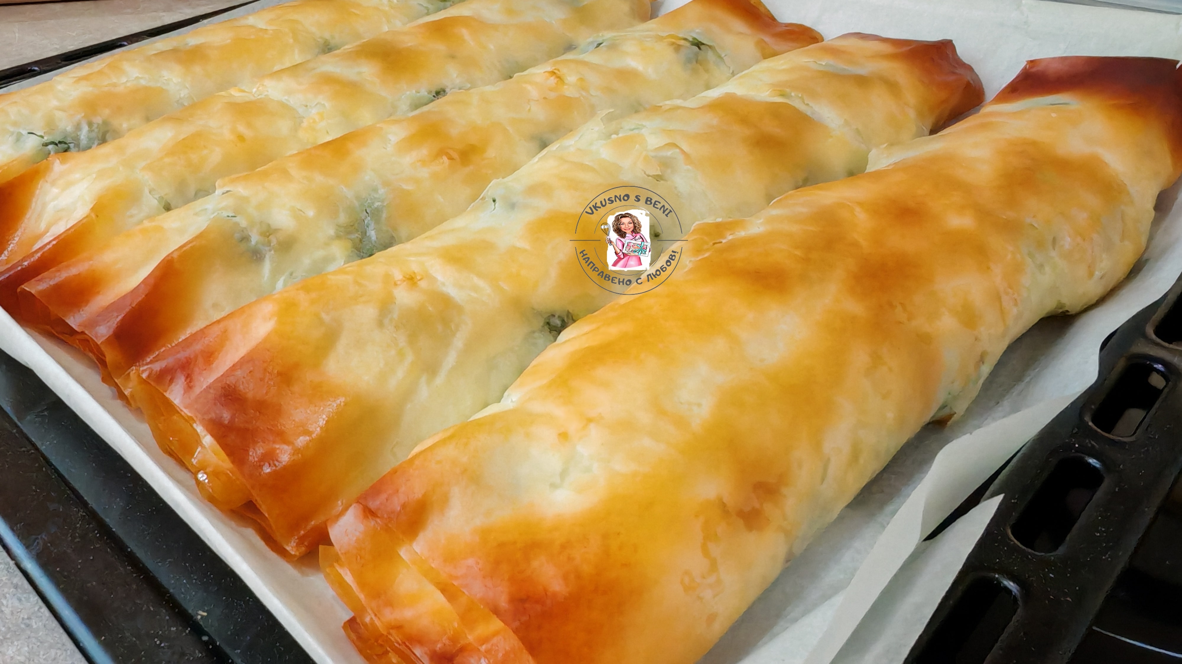 БАНИЦА С ОРИЗ,СПАНАК И СИРЕНЕ -Стъпка-6496